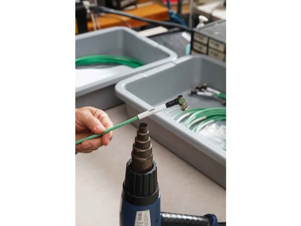 Brady PermaSleeve, Gul, Polyolefin, 500 styck, Termal transfer, UV-beständig, -40 - 120 ° C