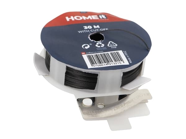 HOME It® plastbelagt bindetråd med afklipper 30 meter