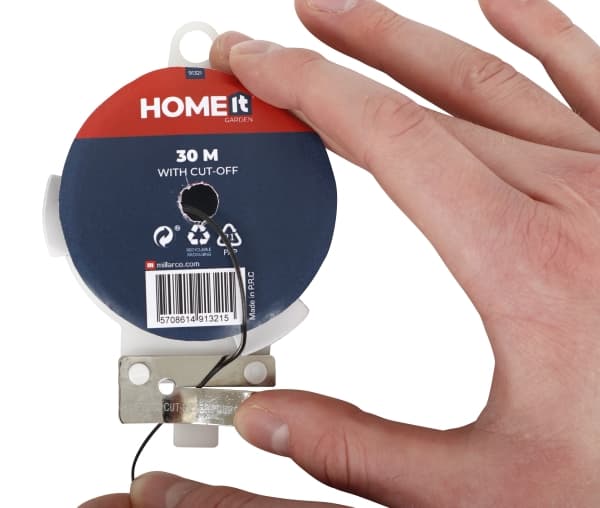 HOME It® plastbelagt bindetråd med afklipper 30 meter