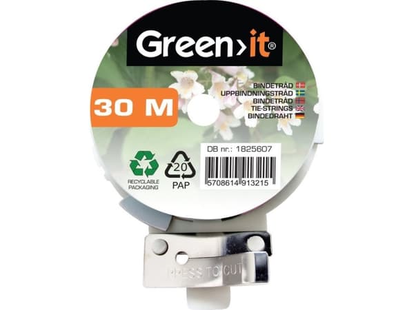 HOME It® plastbelagt bindetråd med afklipper 30 meter