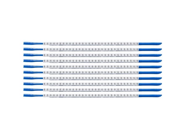 Brady SCN-07-5, Svart, Vit, Nylon, 300 styck, 1,9 mm, 2,4 mm