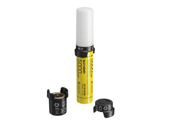Nitecore NL2150HPi, Hand flashlight, White, Yellow, 80 lm, 9 cd, 12 m, 5000 mAh Valkoinen, Keltainen