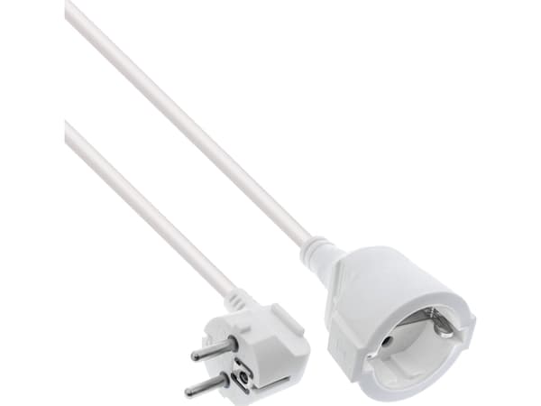 InLine 16410T, 15 m, inomhus, Typ F, Typ F, Vinklad, 1,5 mm ²