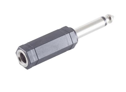 shiverpeaks BS57003, 6.3 mm, Svart, Rostfritt stål, Hane/Hona, Rak, 1 styck
