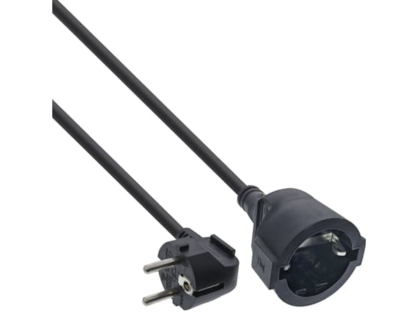 InLine 16410Y, 20 m, inomhus, Typ F, Typ F, Vinklad, 1,5 mm ²