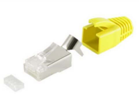 shiverpeaks BS72067-10Y, RJ-45, Metallisk, Gul, Guld, 10 styck