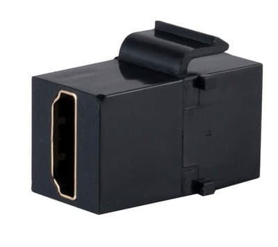 shiverpeaks Basic-S, Flat, Svart, HDMI, HDMI, Hona, Hona kontakt