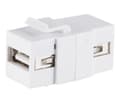 Miniatyrbild 1 av 2: shiverpeaks Basic-S, Platt, Vit, USB A, USB A, Hona, Hona-kontakt