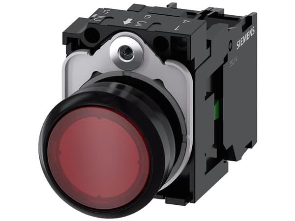 Siemens SIRIUS ACT -valopainike kokonaan muovinen, punainen (3SU1102-0AB20-1BA0)