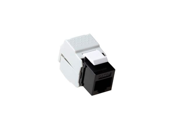 ACT CAT5E Keystone Jack unshielded tool free black. Type: CAT5E Black Keystone utp c5e toolfree bk (TD5010)