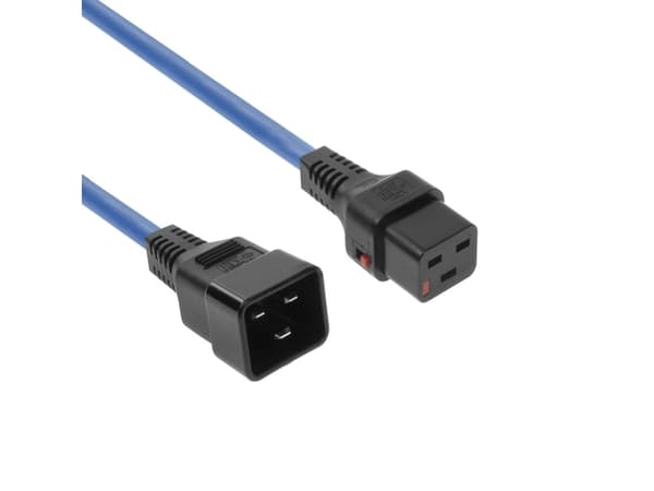 ACT AK5207 Stromkabel Blau 3 m C19-Koppler C20-Koppler (AK5207)