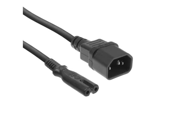 ACT Powercord C14 - C7 black 0.2 m (AK5248)