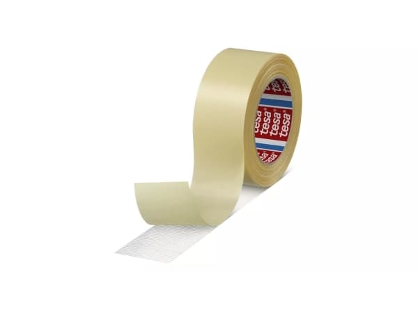 TESA 4934, Valkoinen, Kiinnittävä, Caotchouc, Kangas, 14.5 N/cm, 20%, 40 °C