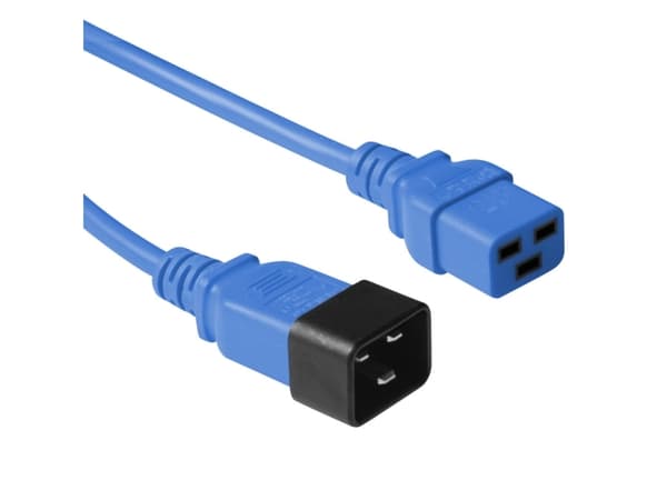 Advanced Cable Technology C19 - C20 - 0.60m 0.6m C19-Koppler C20-Koppler Blau Stromkabel (AK5092)