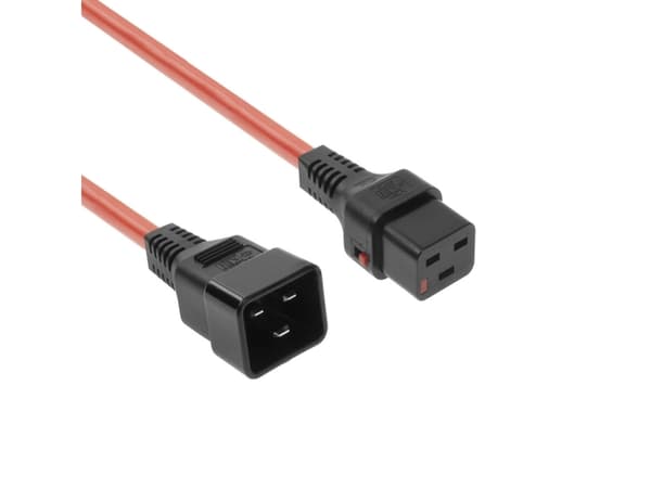 ACT AK5203 Virtajohto musta - punainen 2 m IEC C20 IEC C19 (AK5203)