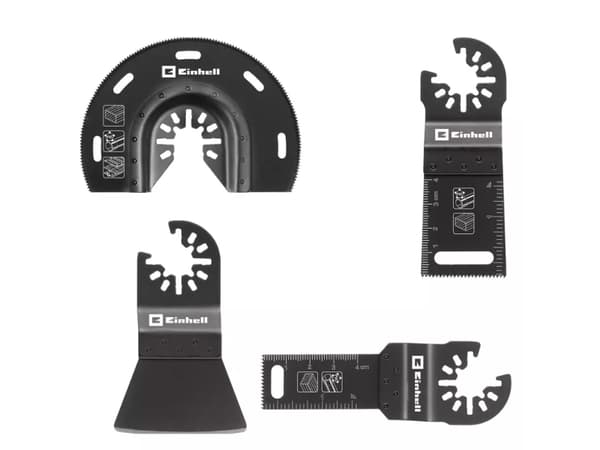 Einhell 49708950, Tilbehørssett, Metall, Plast, Tre, Sort, Brun, 4 stykker