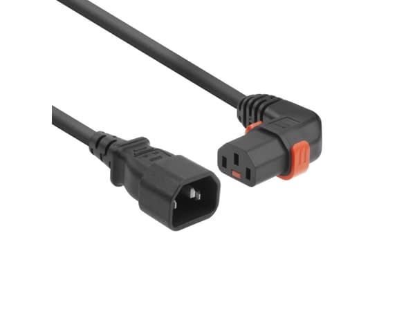 ACT AK5273 Virtajohto musta 1 m C14-liitin C13-liitin (AK5273)
