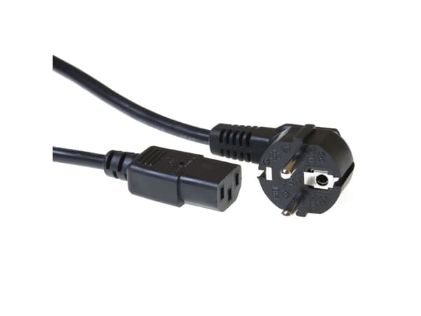 Advanced Cable Technology AK5146 1m CEE7/7 C13-Koppler Schwarz Stromkabel (AK5146)