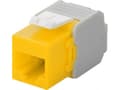 Pikkukuva 3 / 3: Wentronic Goobay CAT 6a KeyStone RJ45 Jack,ungeschirmt, 500MHz, Gelb-Weiß (90691)