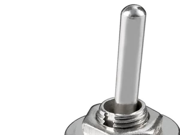Wentronic Goobay vaihtokytkin subminiature, sininen - ON-OFF, 2 pinniä, sininen kotelo (10013)
