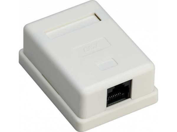 Goobay 4040849776328 RJ-45 valkoinen pistorasia (77632)