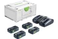 Pikkukuva 1 / 3: Festool Energy set SYS 18V 4x4,0/TCL 6 DUO, Akku- ja laturisetti, Li-HighPower, 4 ah, 18 V, Festool, Musta, Vihreä, Valkoinen