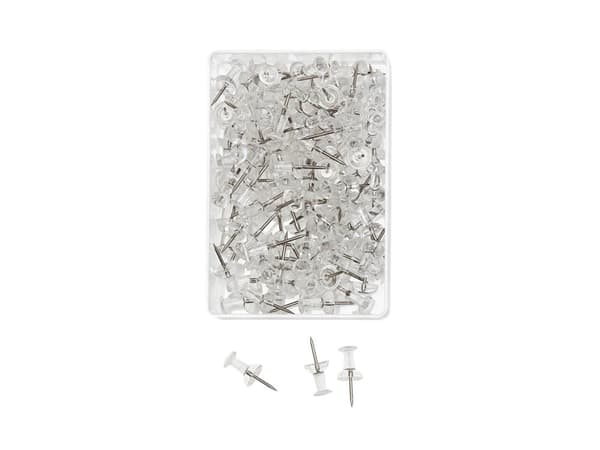 Wedo 54 249, Gjennomsiktig, 10 mm, 23 mm, 100 stykker