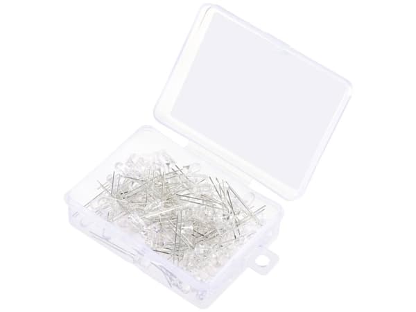 TRU COMPONENTS LED johdoilla Neutraali valkoinen Pyöreä 19000 mcd 30° 20 mA 2,7 V, 3,4 V