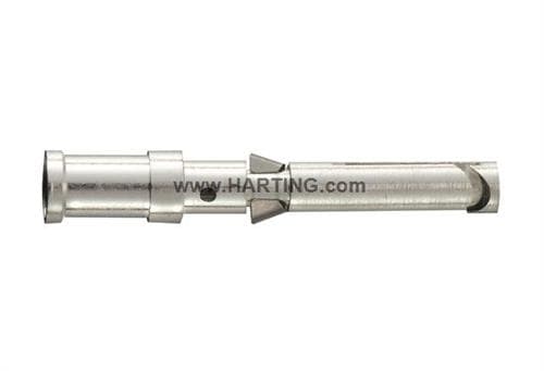 HARTING Hylsy 0,75 nelikulmainen naaras/naaras -nasta, hopeaseos HAN D/DD:lle
