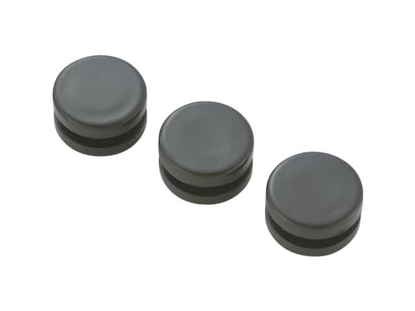 TRU COMPONENTS TC-GMCQR-1108203 Kaapelin läpivienti suljettu Asennusreikä: 10,9 mm Kiinnikkeen halkaisija (max.): 7,8 mm Levyn paksuus (max.): 2,3 mm