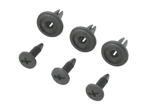 TRU COMPONENTS TC-SRR-614203 Expansionsnit Hål dia. 6,3 mm Svart 100 st