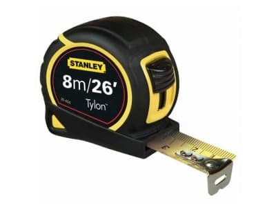 Stanley Tylon 8m-26ft / 25mm plastdeksel [l]