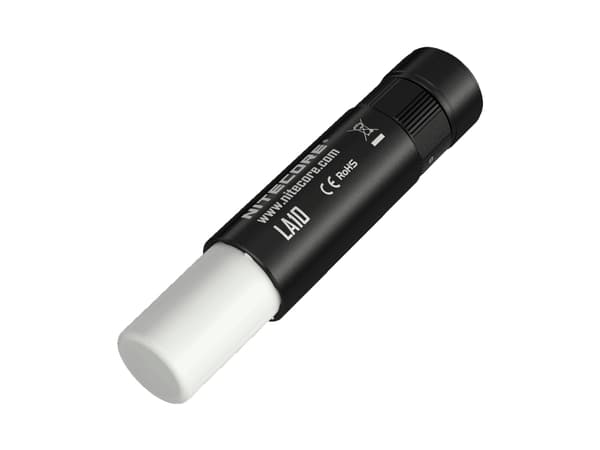 Nitecore LA10, Käsikokoinen taskulamppu, Musta, LED, 1 lamppua, 135 lm, 10 m