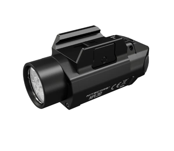 Nitecore NPL30, taktisk ficklampa, svart, aluminium, knappar, 1 m, IP66