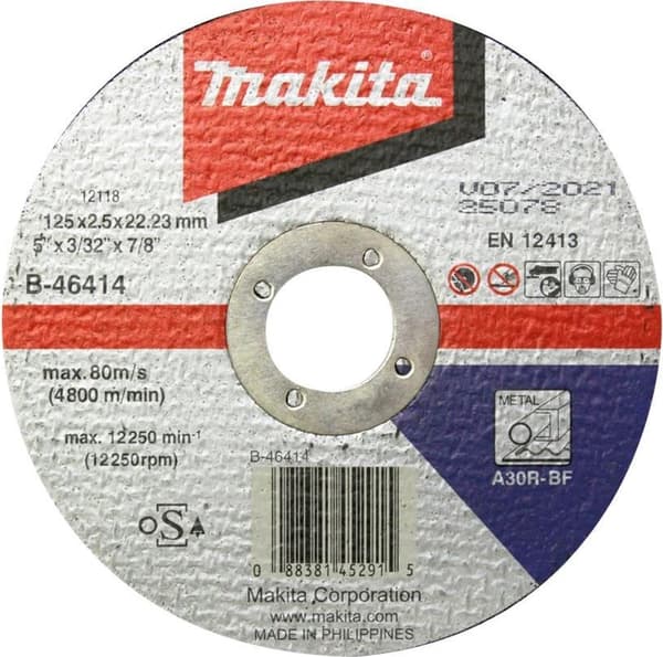 Makita - leikkuulaikka - metallille - 125 mm - karkeus: A30R-BF