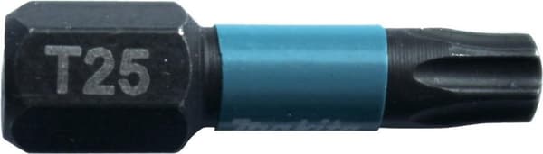 Makita Impact Black - Slagskruvmejselbits - 2 delar - torx - T25 - Insexnyckel - längd: 25 mm