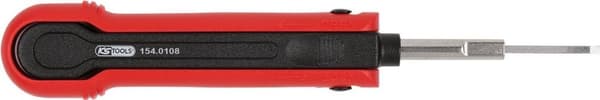 KS TOOLS Lukituksen avaustyökalu litteille tulpille/litteille pistokkeille 1,5 mm (AMP Tyco Superseal) (154.0108)