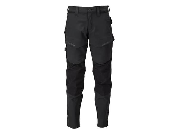 MASCOT® WORKWEAR MASCOT® Customized Bukser med knælommer, ULTIMATE STRETCH model 22379-311 sort 82C56