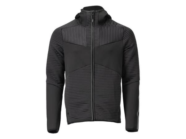 MASCOT® WORKWEAR MASCOT® CUSTOMIZED Fleece hættetrøje med lynlås model 22603-681, farve sort M