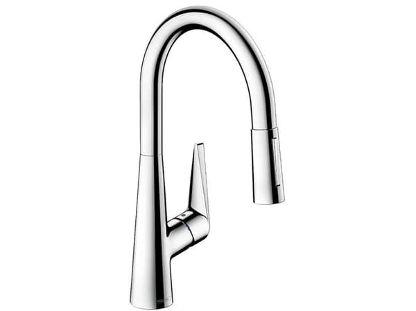 hansGrohe Talis S 200 keittiöhana ulosvedettävällä suihkulla varustettuna