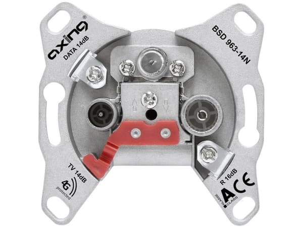 Axing BSD 963-14N, R/TV+SAT, Grå, CE, 68 mm, 39 mm, 68 mm