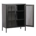 Miniatyrbild 5 av 8: Sideboard Falköping 101,5x80x40 cm stål svart [en.casa]