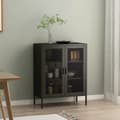 Miniatyrbild 1 av 8: Sideboard Falköping 101,5x80x40 cm stål svart [en.casa]