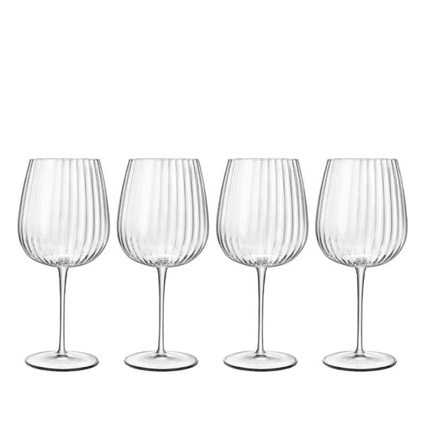 Luigi Bormioli - Optica GinTonic Burgundy Glass 75 cl 4 pcs.