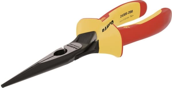 Bahco 2430 S-200 VDE nåle-næsetang 200 mm (2430 S-200)