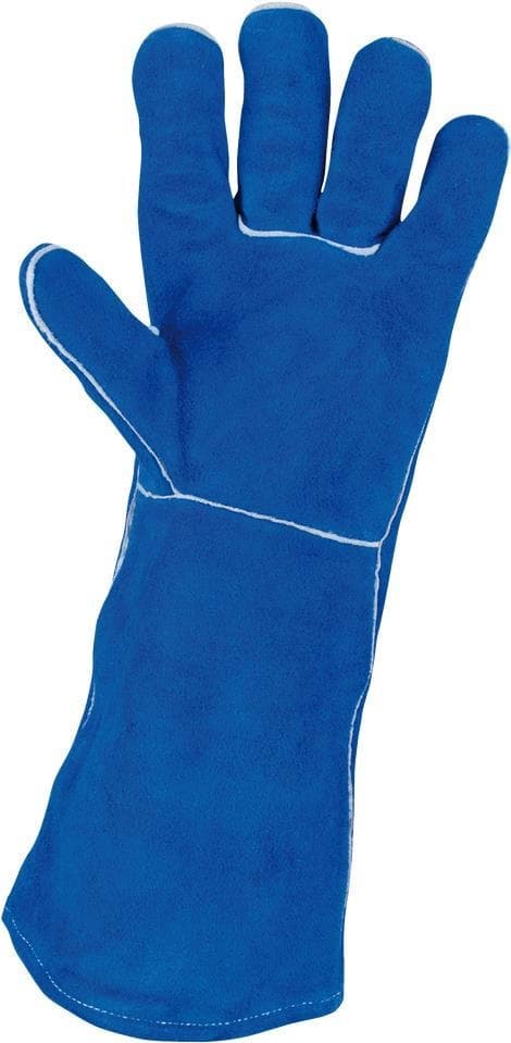 KS TOOLS svejselæderhandsker lange, XL (985.7040)