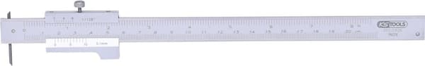 KS TOOLS universel målelineal med stoprulle, 200 mm (300.0626)