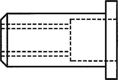 GESIPA blindnittemøtrik M5 7x11,5 mm stål (1433704)