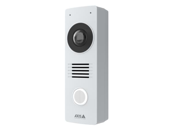 Axis I8116-E - IP-intercomstasjon - kablet - 10/100/1000 Ethernet - hvit, NCS S 1002-B - TAA-samsvar