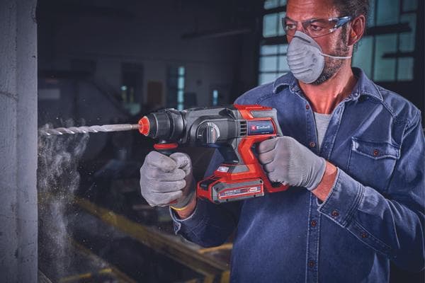 Einhell TE-HD 18/20 Li - Solo, SDS Plus, Sort, Rød, 2 cm, 1300 RPM, 1,8 J, 4750 IPM - SOLO